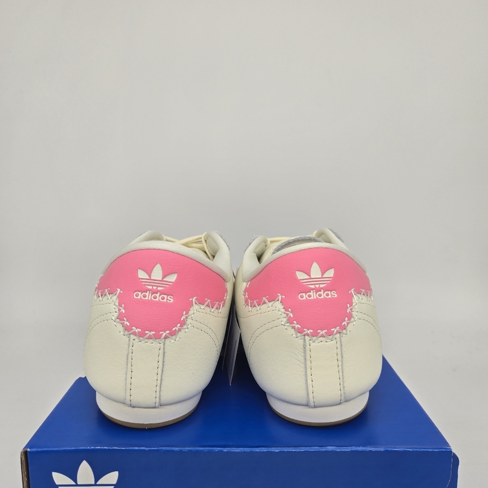 New adidas Taekwondo Off White Bliss Pink Big Girls Shoes Size 5.5 - Picture 6 of 8